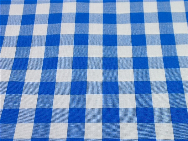 純棉格子布