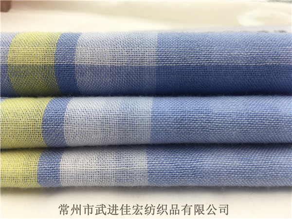 色織雙層布，全棉格子雙層布生產(chǎn)廠家